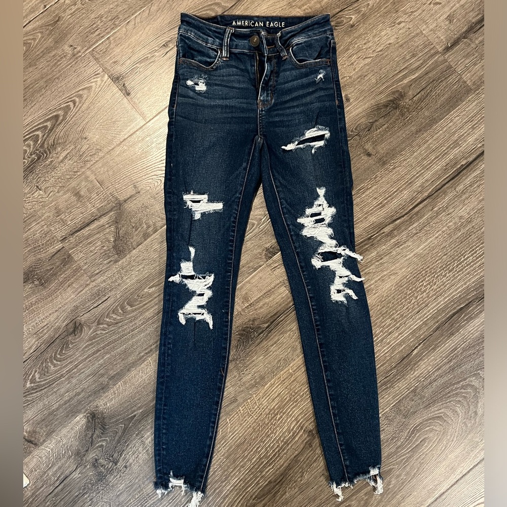 American Eagle Distressed Skinny Jeans